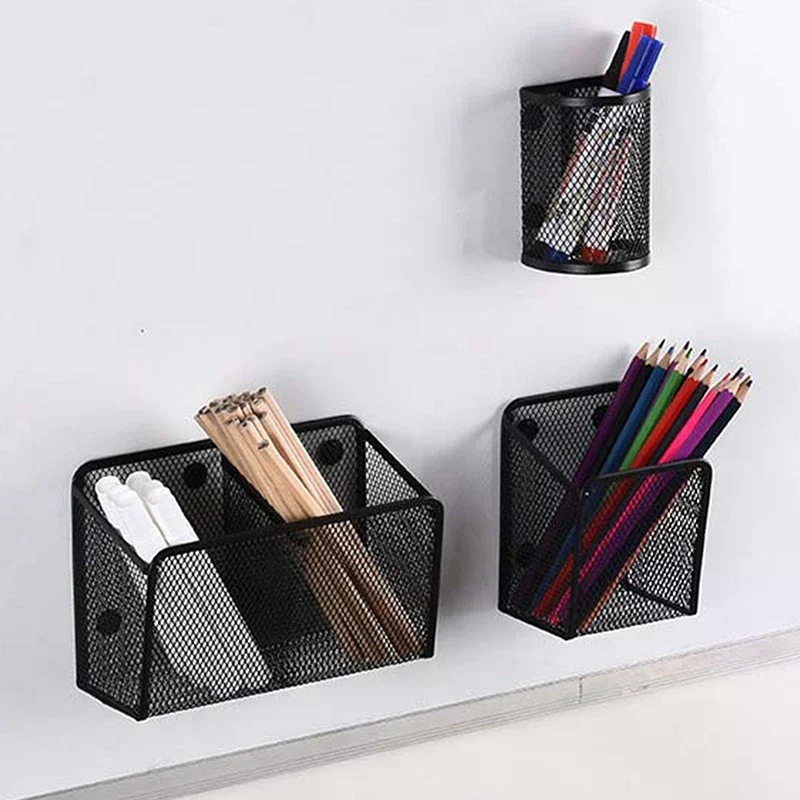 Magnetic Pencil Holder Stationery Storage Mesh Basket Desktop Pen Makeup Brush Container Kitchen Refrigerator Organizer
Magnetic Pencil Holder Stationery Storage Mesh Basket Desktop Pen Makeup Brush Container Kitchen Refrigerator Organizer