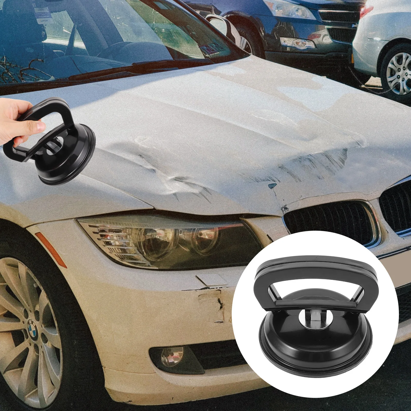 Car Dent Puller Suction Cup Dent Removal Tool Portable Durable Auto Repair Tool for Cars Tiles Glass Aluminum Panels 
Car Dent Puller Suction Cup Dent Removal Tool Portable Durable Auto Repair Tool for Cars Tiles Glass Aluminum Panels