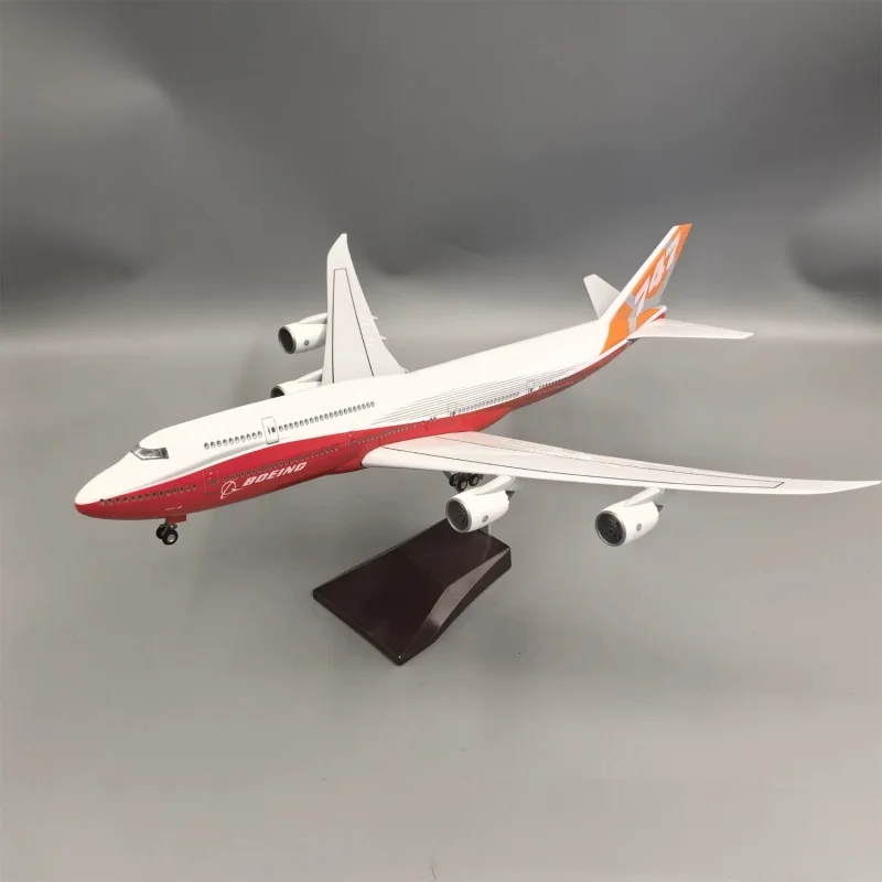 47CM 1:160 Scale Diecast Model Civil Airliner Prototype Aircraft Red Boeing 747-8 Airplane With Light Collection Display Gifts
47CM 1:160 Scale Diecast Model Civil Airliner Prototype Aircraft Red Boeing 747-8 Airplane With Light Collection Display Gifts