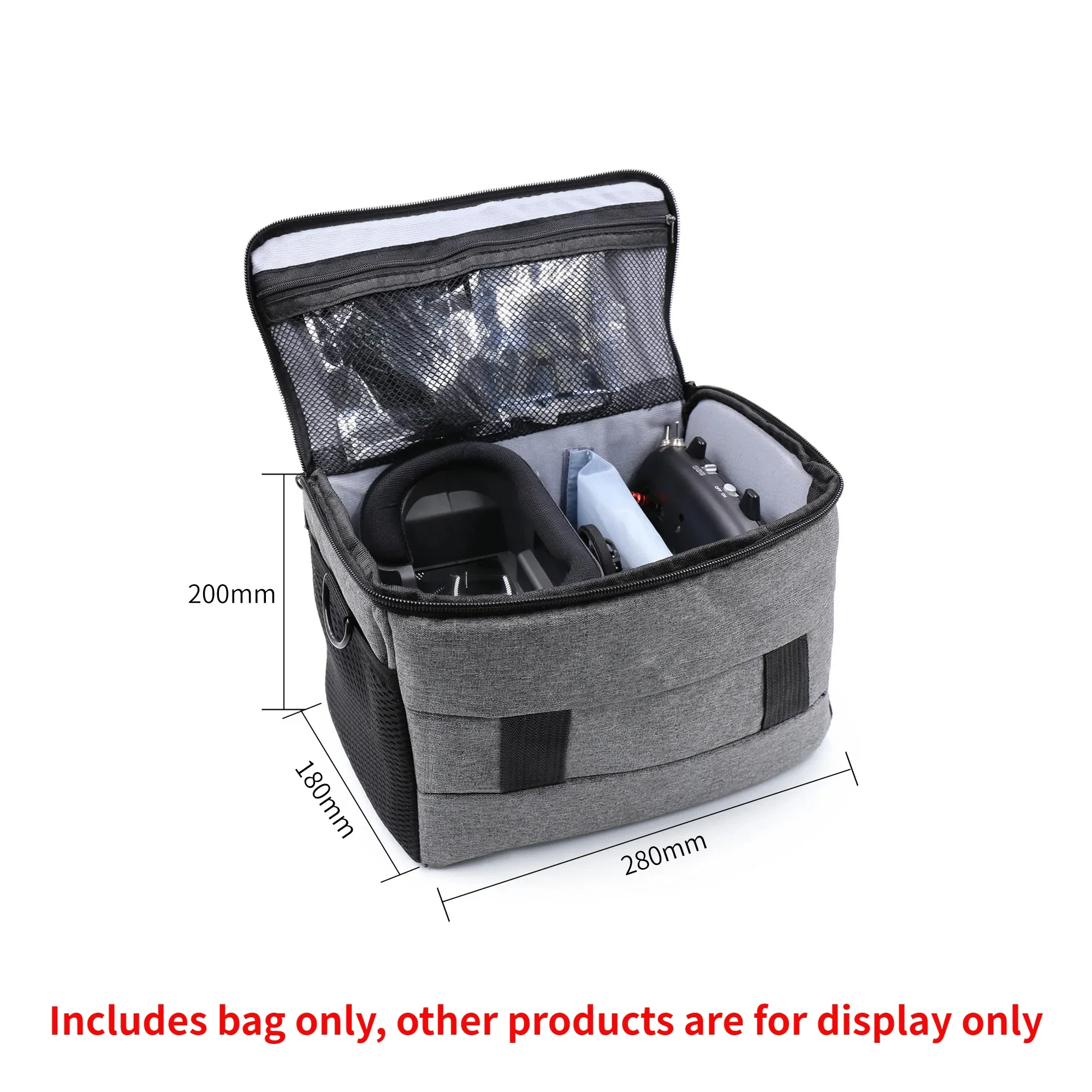 Только сумка GEPRC FlyBag, Портативная сумка через плечо x мм для Tinygo 4K FPV Cinewhoop, Дрон, передатчик, очки для переноски
Только сумка GEPRC FlyBag, Портативная сумка через плечо x мм для Tinygo 4K FPV Cinewhoop, Дрон, передатчик, очки для переноски