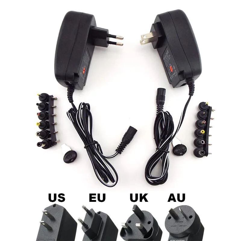 3V 4.5V 5/6/7.5V 9V 12V 2A 2.5A AC/DC Adapter Adjustable Power Supply Universal usb power Charger for pc notebook cctv camera L
3V 4.5V 5/6/7.5V 9V 12V 2A 2.5A AC/DC Adapter Adjustable Power Supply Universal usb power Charger for pc notebook cctv camera L