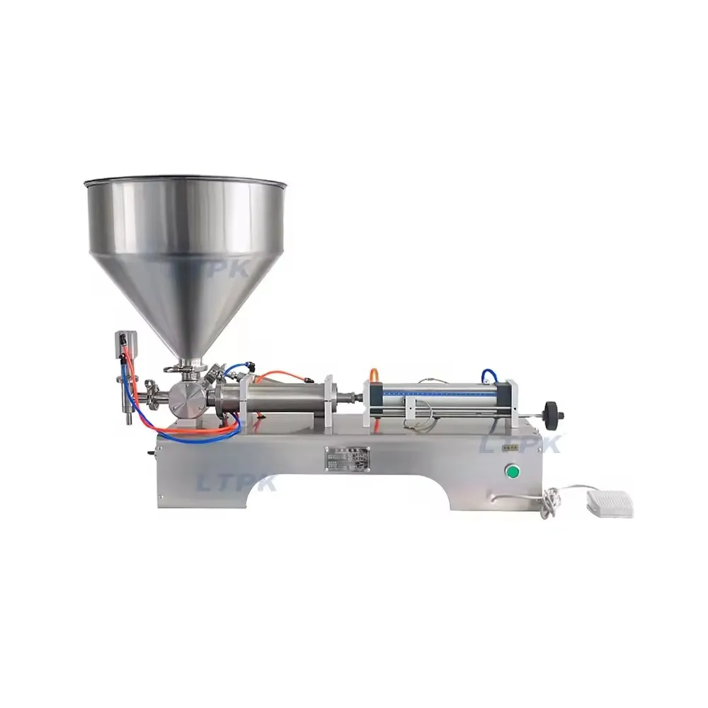 Semi Automatic Pneumatic Honey Shampoo Cream Tomato Sauce Lotion Ointment Thick Liquid Paste Piston Filling
Semi Automatic Pneumatic Honey Shampoo Cream Tomato Sauce Lotion Ointment Thick Liquid Paste Piston Filling
