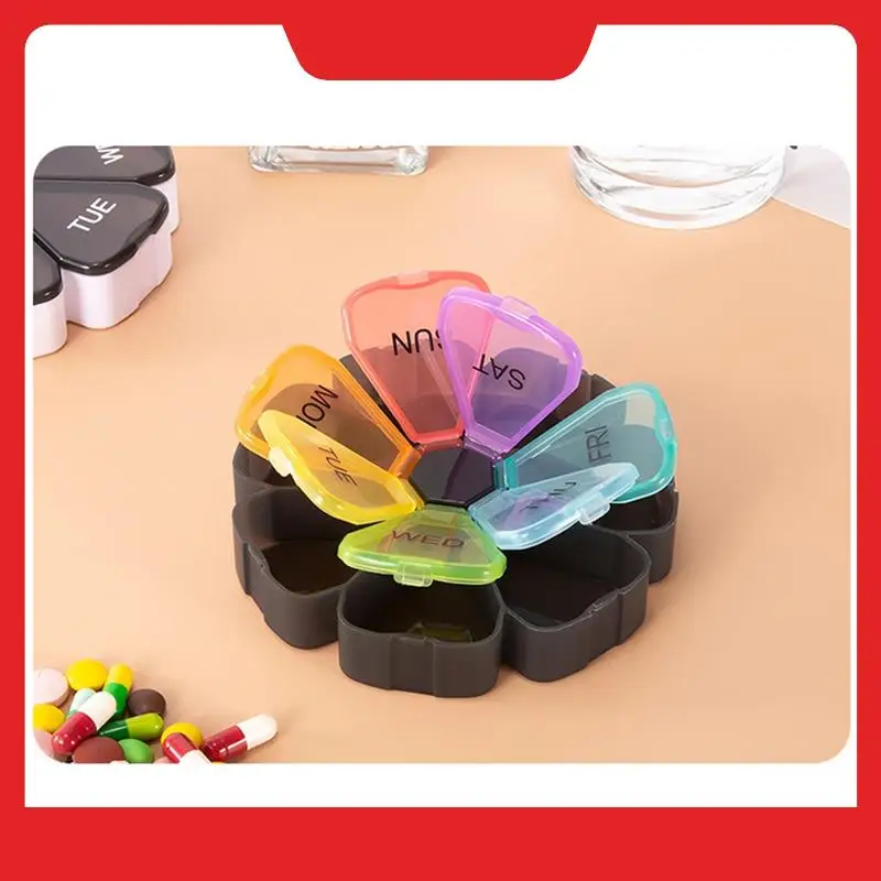 1 PCS Round Portable Pill Box Multicolor PP Medicine Planner Round Shaped Small Case Weekly Pill Organizer 7-Sided Pill Reminder
1 PCS Round Portable Pill Box Multicolor PP Medicine Planner Round Shaped Small Case Weekly Pill Organizer 7-Sided Pill Reminder