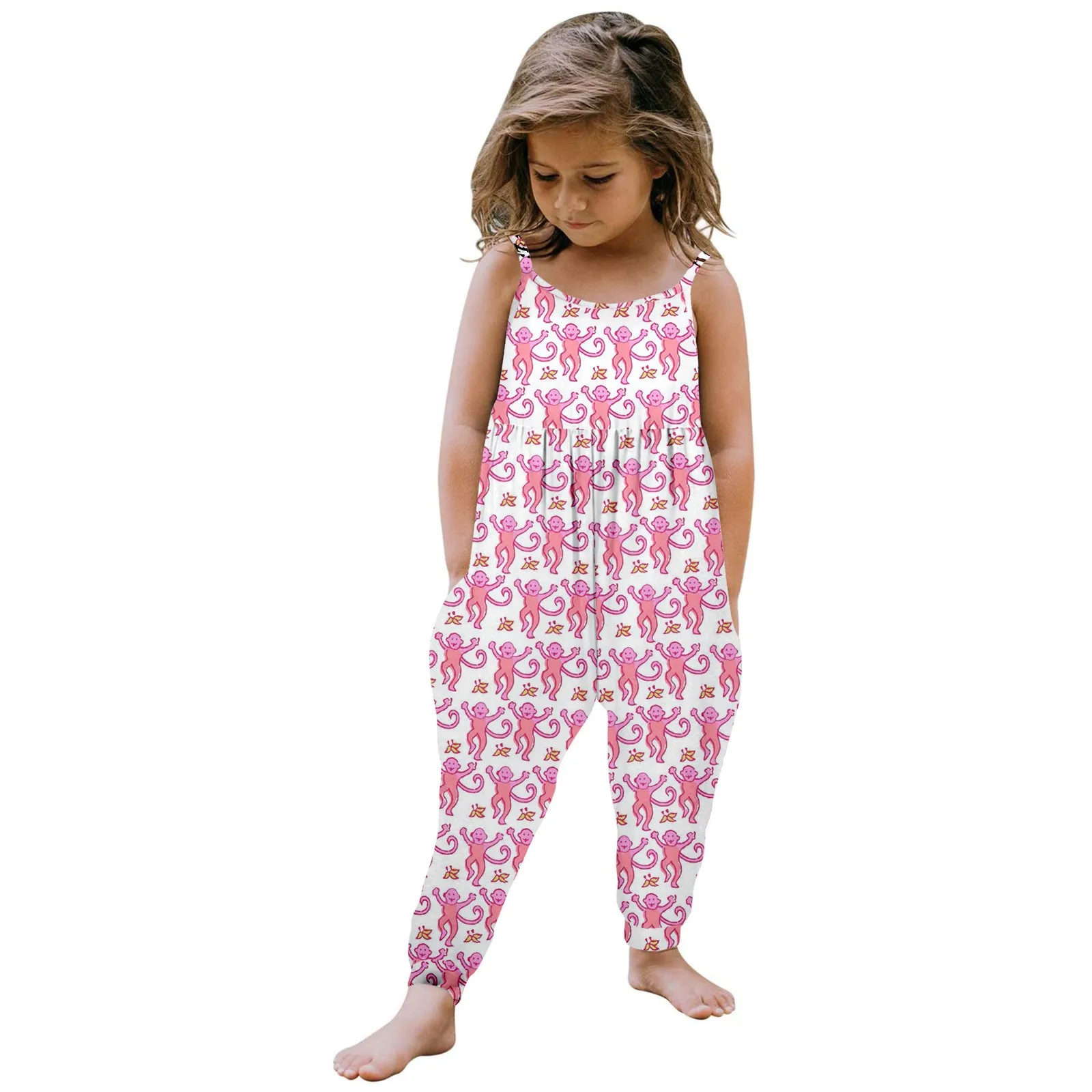 Jumpsuit Monkey Pattern Sling Pants Jumpsuits For Kids Children Graphic Print Loose Harem Pants Pajamas Baby Boys Girls Bodysuit
Jumpsuit Monkey Pattern Sling Pants Jumpsuits For Kids Children Graphic Print Loose Harem Pants Pajamas Baby Boys Girls Bodysuit