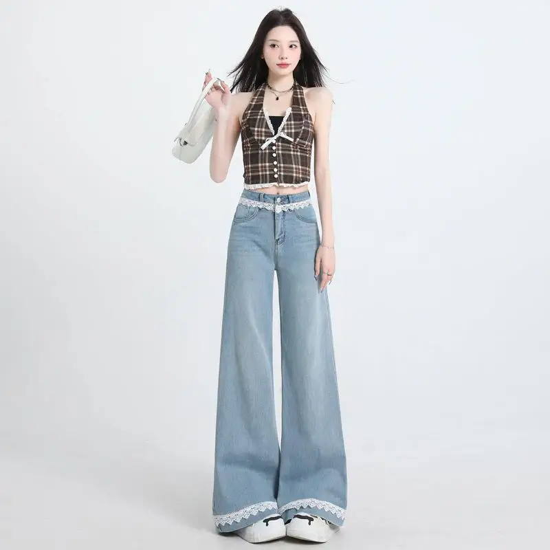 Широкие джинсы с мовной кружевной отделкой, женские джинсы с высокой талией, хлопок, 00% весна, новинка 202, универсальный утягивающий ремень, не подходящий...
Широкие джинсы с мовной кружевной отделкой, женские джинсы с высокой талией, хлопок, 00% весна, новинка 202, универсальный утягивающий ремень, не подходящий...