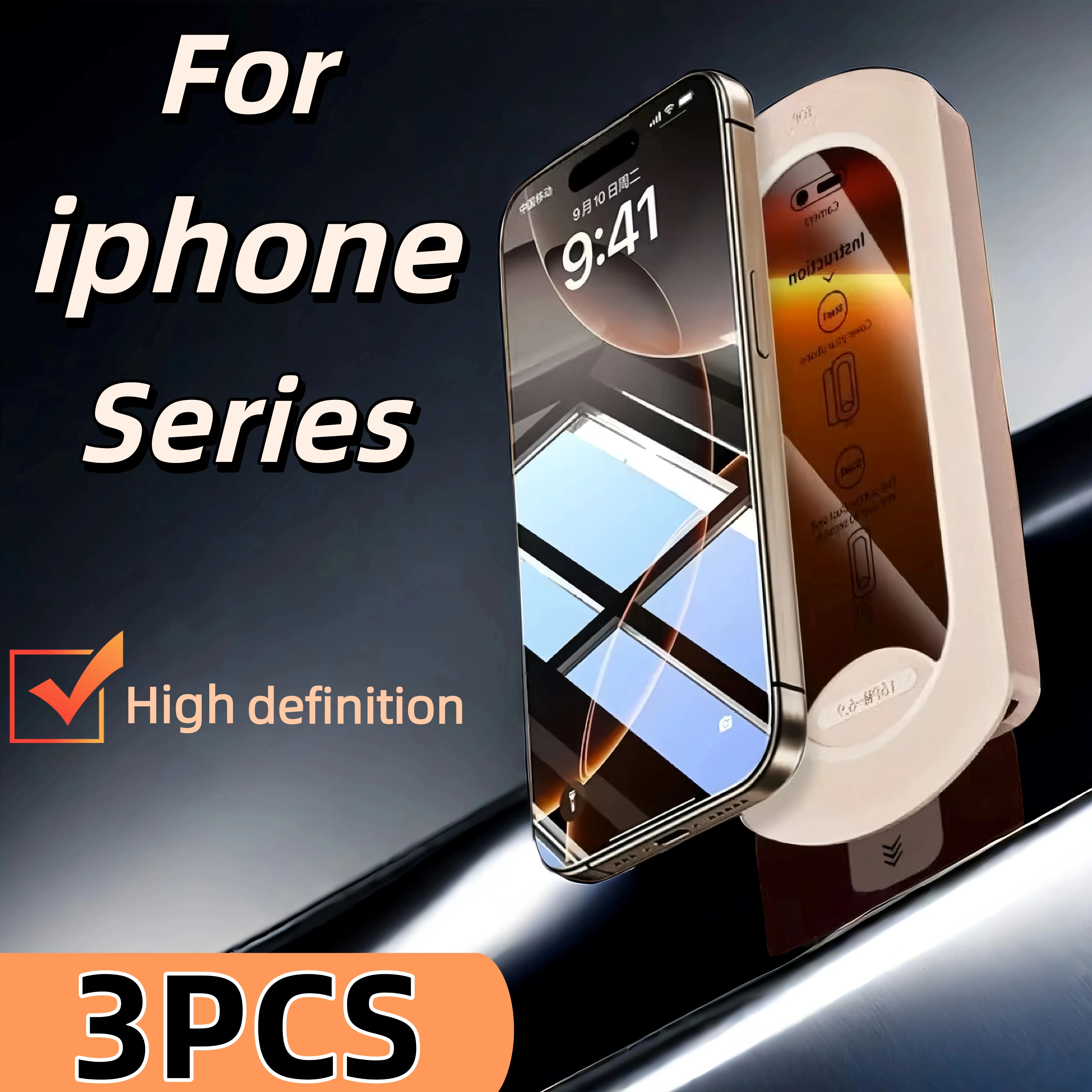 3PCS HD Tempered Glass Screen Protector for iPhone 17 16 15 14 13 PRO MAX PLUS XS XR Ultra Clear Anti-Scratch
3PCS HD Tempered Glass Screen Protector for iPhone 17 16 15 14 13 PRO MAX PLUS XS XR Ultra Clear Anti-Scratch