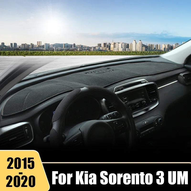 For Kia Sorento 3 UM 2015 2016 2017 2018 2019 2020 Car Dashboard Cover Avoid Light Mat Anti-UV Non-Slip Pad DashMat Accessories
For Kia Sorento 3 UM 2015 2016 2017 2018 2019 2020 Car Dashboard Cover Avoid Light Mat Anti-UV Non-Slip Pad DashMat Accessories