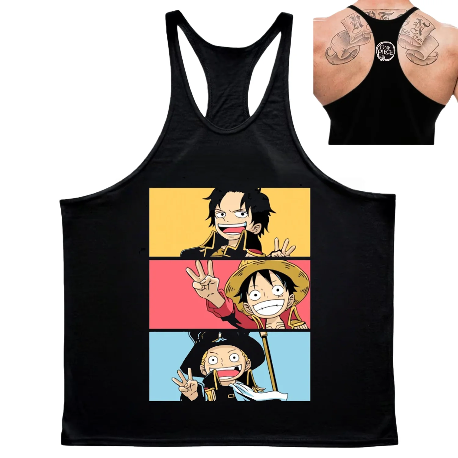 Japanese Anime One Piece Printed Cotton Tank Top Casual Training Men and Women Trendy Gym Oversized Loose Summer Vest Unisex
Japanese Anime One Piece Printed Cotton Tank Top Casual Training Men and Women Trendy Gym Oversized Loose Summer Vest Unisex