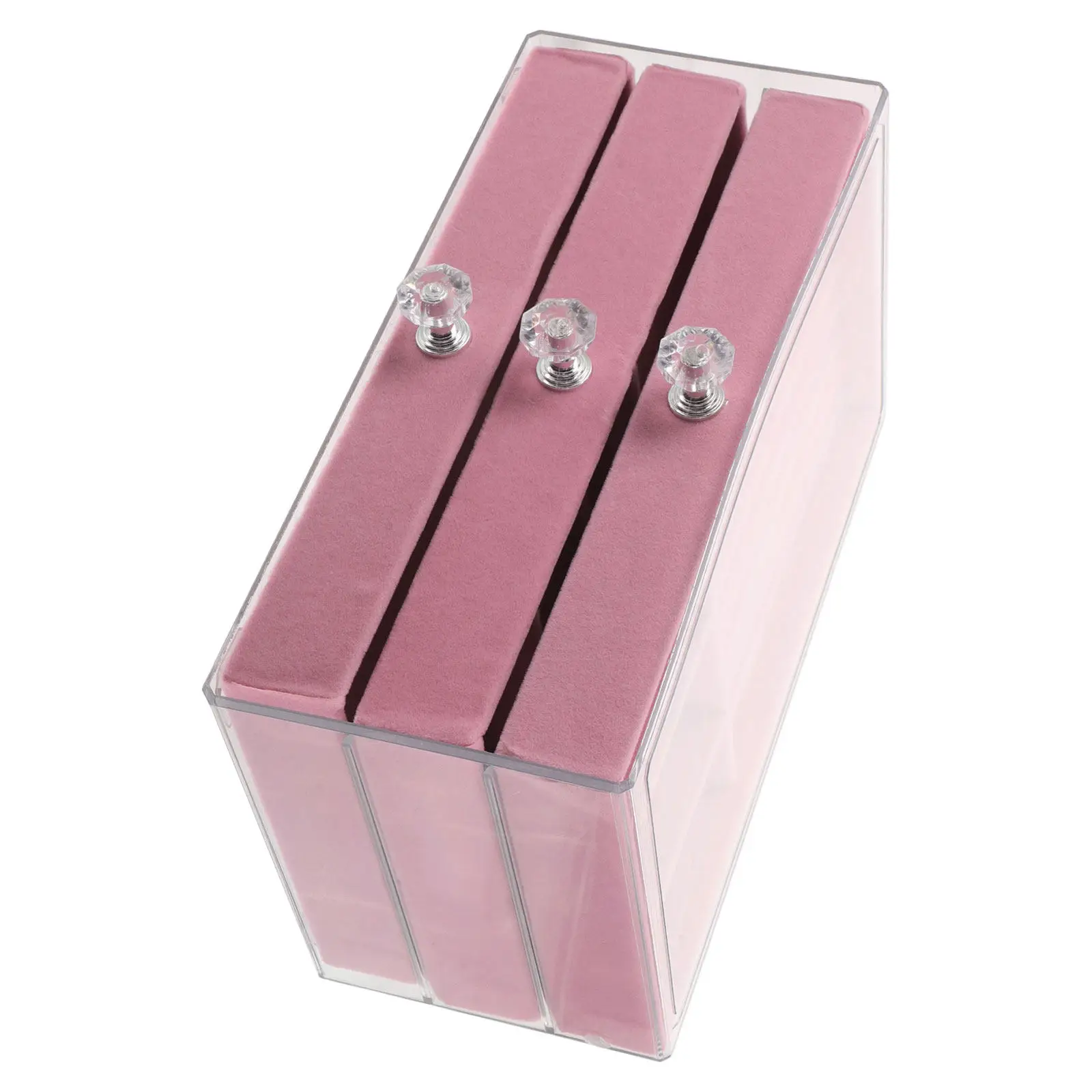 Elegant 3-Level Jewelry Storage Organizer Drawer Style Earring Ring Necklace Case Women Travel Desk Use 9.16x5.97x4.01 Inch Pink
Elegant 3-Level Jewelry Storage Organizer Drawer Style Earring Ring Necklace Case Women Travel Desk Use 9.16x5.97x4.01 Inch Pink