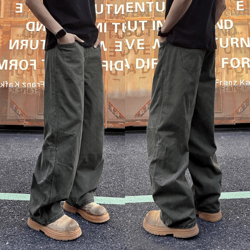 2026 Autumn American Retro Washed Cotton Scimitar Casual Pants Men's Wide-leg Loose Floor Pants
2026 Autumn American Retro Washed Cotton Scimitar Casual Pants Men's Wide-leg Loose Floor Pants