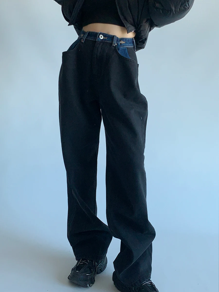 Women's Casual High Waist Straight Leg Jeans Spring Autumn Winter Loose Fit Slimming Long Floor Length Waed Denim Pants
Women's Casual High Waist Straight Leg Jeans Spring Autumn Winter Loose Fit Slimming Long Floor Length Waed Denim Pants