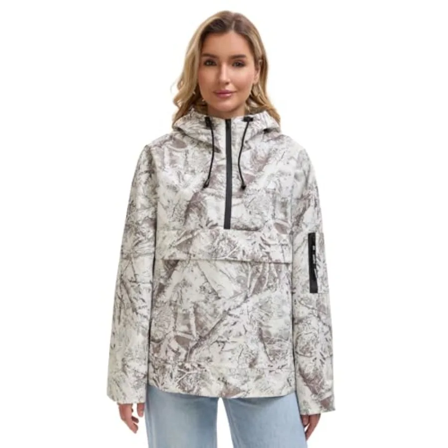 PUFFIT Rain Jacket Women, Women's Lightweight Anorak Pullover Hoodie Jacket, Water-Resistant
PUFFIT Rain Jacket Women, Women's Lightweight Anorak Pullover Hoodie Jacket, Water-Resistant
