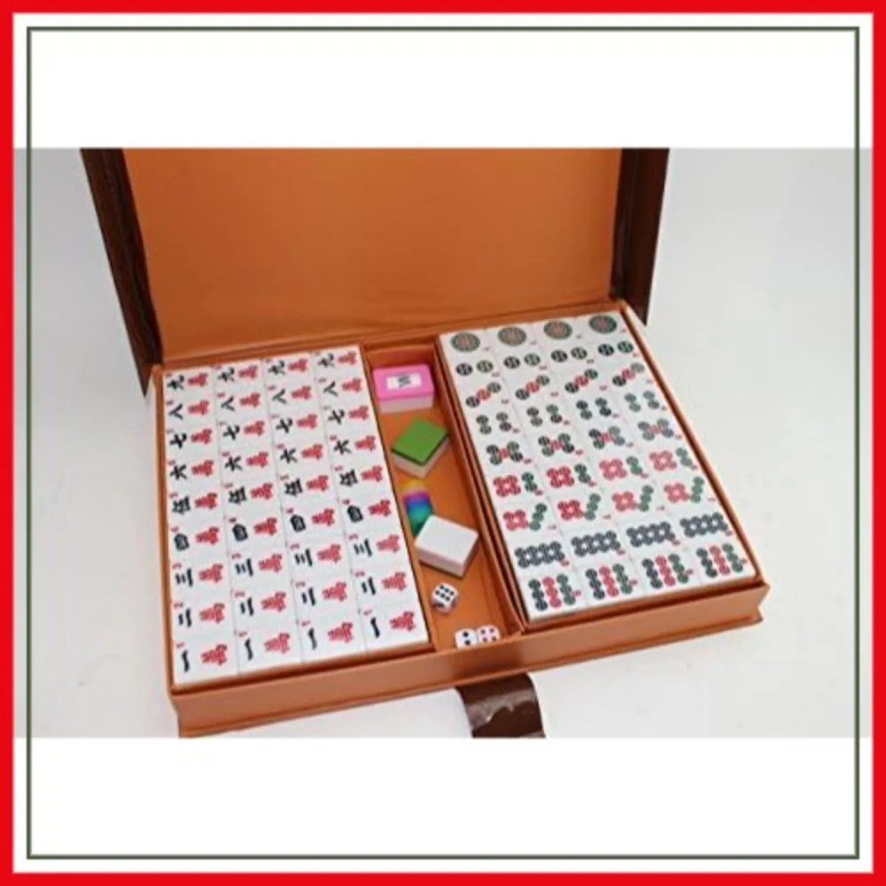144 Tiles Mahjong Set 1.45" Easy-to-Read Numbered Tiles for Game Night
144 Tiles Mahjong Set 1.45" Easy-to-Read Numbered Tiles for Game Night