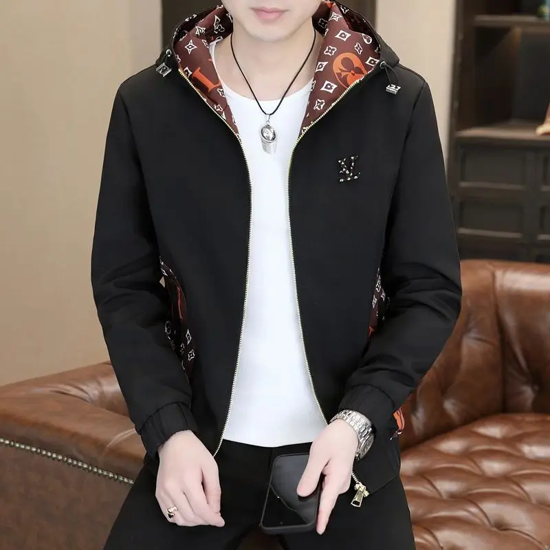 Spring and Autumn Men's Hooded Casual Trend Jacket Fashion Versatile Trend Top
Spring and Autumn Men's Hooded Casual Trend Jacket Fashion Versatile Trend Top