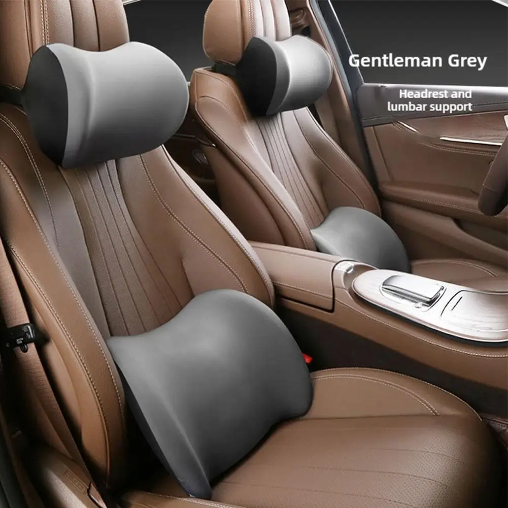 Memory Foam Car Headrest And Lumbar Seat Cushion Driving Support Posture Car Back Relieve Waist,Improve Accessories Pain B1S5
Memory Foam Car Headrest And Lumbar Seat Cushion Driving Support Posture Car Back Relieve Waist,Improve Accessories Pain B1S5