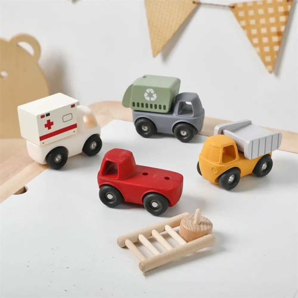 Food Grade Engineering Car Toys Detachable Tipper Truck Ambulance Truck Toys Cartoon Design Montessori Cartoon Car Toy Nursing
Food Grade Engineering Car Toys Detachable Tipper Truck Ambulance Truck Toys Cartoon Design Montessori Cartoon Car Toy Nursing