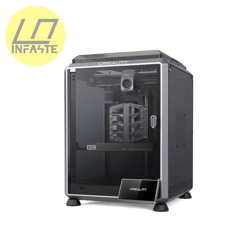 High Precision K1C Industrial Grade Large Flow Nozzle 3D Printer for MultiMaterial Printing with Large Build Volume
High Precision K1C Industrial Grade Large Flow Nozzle 3D Printer for MultiMaterial Printing with Large Build Volume