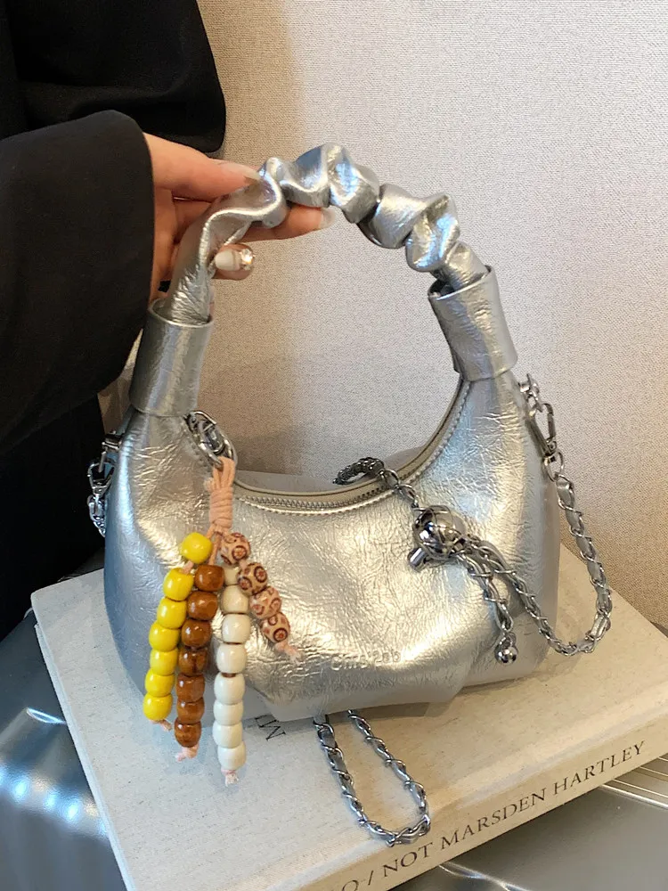 Новые модные женские сумки 2026 года: Изысканная плиссированная сумка через плечо из искусственной кожи, шикарная сумка-мессенджер на молнии для весны и лета
Новые модные женские сумки 2026 года: Изысканная плиссированная сумка через плечо из искусственной кожи, шикарная сумка-мессенджер на молнии для весны и лета