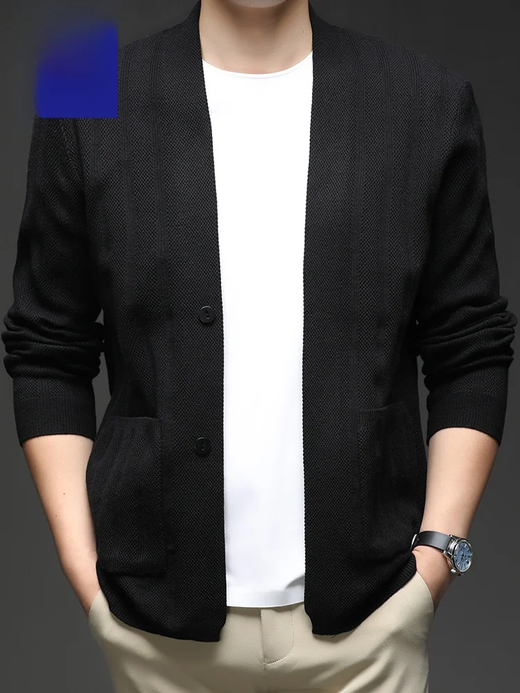 Мужской модный легкий универсальный вязаный кардиган-свитер с воротником Lormen для весны и осени, повседневная трендовая верхняя одежда
Мужской модный легкий универсальный вязаный кардиган-свитер с воротником Lormen для весны и осени, повседневная трендовая верхняя одежда
