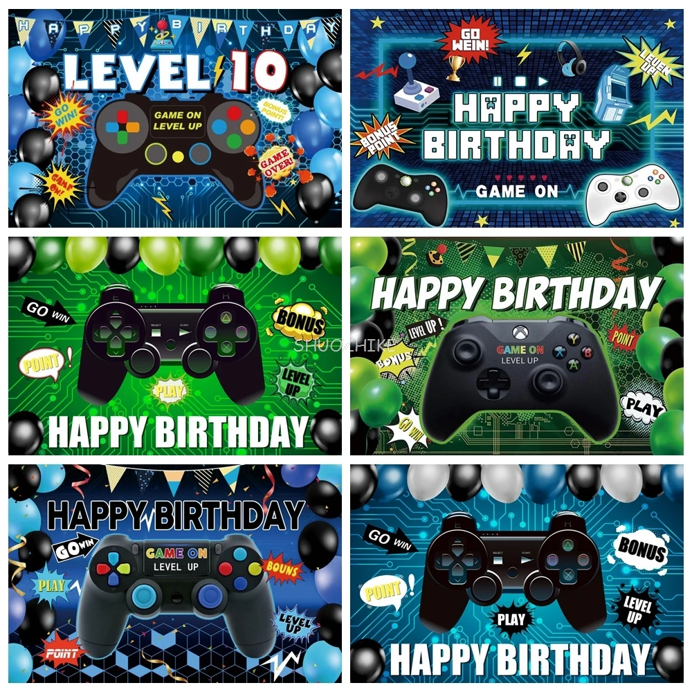 Child Baby Play Games Gamepad Happy Birthday Party Balloons Comic Poster Portrait Photo Background Photography Backdrop
Child Baby Play Games Gamepad Happy Birthday Party Balloons Comic Poster Portrait Photo Background Photography Backdrop