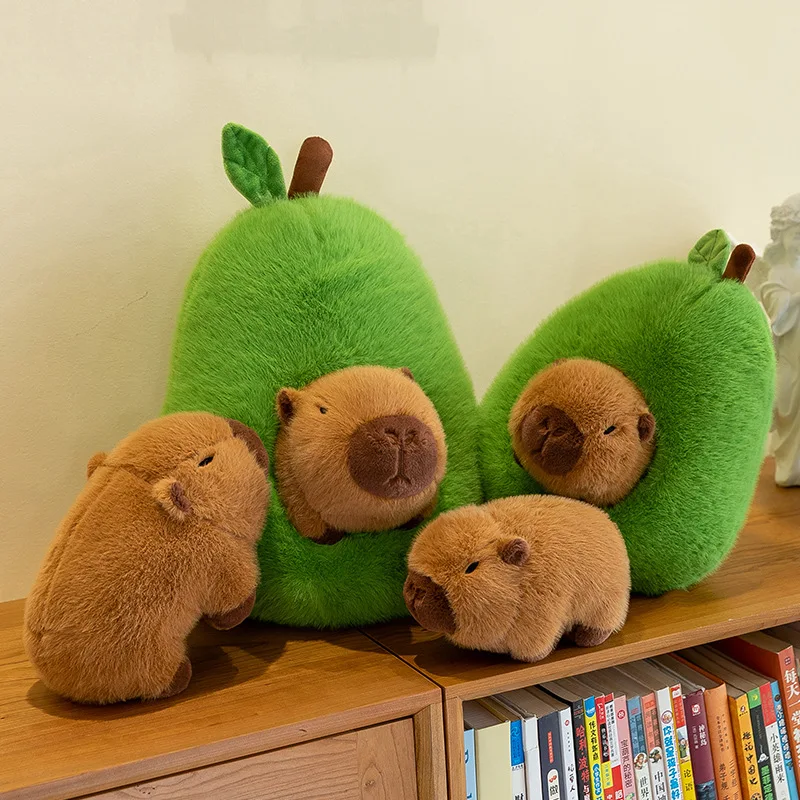 Hut Plush Capibala Doll Soft Animal Water Porpoise Mouse Plush Toys Avocado Doll Children's and Girls' Gift Capybara Pillow
Hut Plush Capibala Doll Soft Animal Water Porpoise Mouse Plush Toys Avocado Doll Children's and Girls' Gift Capybara Pillow