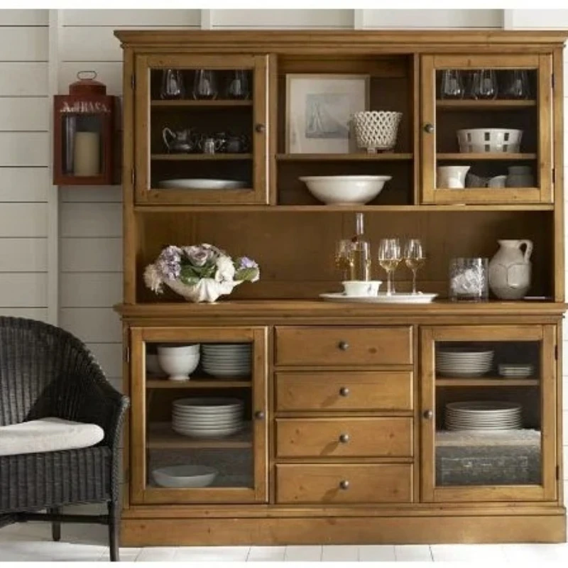 rural full solid wood dining side cabinet solid wood dining room furniture storage cupboard can be customized
rural full solid wood dining side cabinet solid wood dining room furniture storage cupboard can be customized