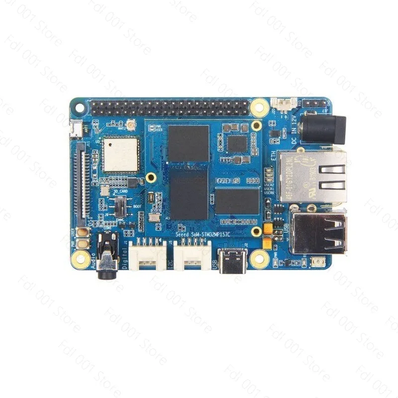 Плата разработки STM32MP157C, USB-плата, процессор Cortex-A7, WiFi/Ble
Плата разработки STM32MP157C, USB-плата, процессор Cortex-A7, WiFi/Ble