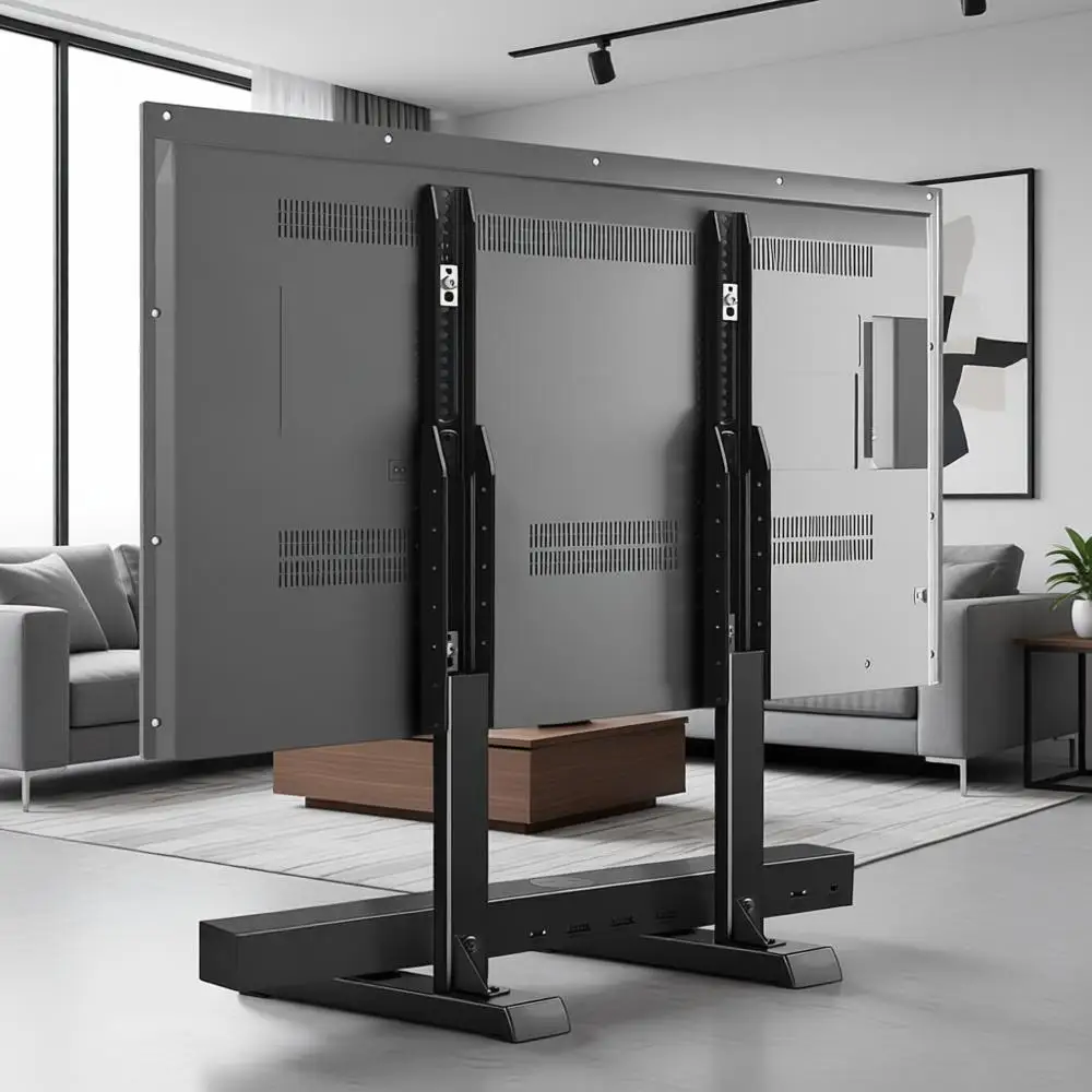 Large TV Legs or 32-86 Inch Flat/Curved TVs with Cable Management, 6 Height Adjustable Table Top TV Mount Stand Up to 150lbs, Bl
Large TV Legs or 32-86 Inch Flat/Curved TVs with Cable Management, 6 Height Adjustable Table Top TV Mount Stand Up to 150lbs, Bl