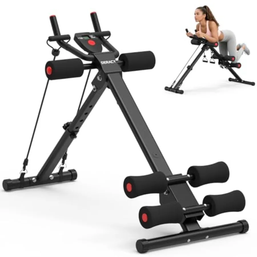 Foldable Ab Crunch Machine for Home Gym Adjustable Ab Trainer with 440 LBS Ccity Core Workout Equipment in Black
Foldable Ab Crunch Machine for Home Gym Adjustable Ab Trainer with 440 LBS Ccity Core Workout Equipment in Black