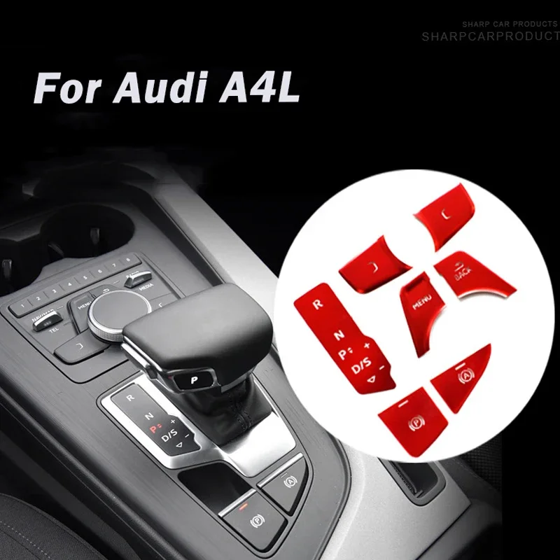 Aluminum Alloy Car Central Control Electronic Handbrake Button Sticker Auto Interior Accessories For Audi A4 B9 2017 2018 2019
Aluminum Alloy Car Central Control Electronic Handbrake Button Sticker Auto Interior Accessories For Audi A4 B9 2017 2018 2019