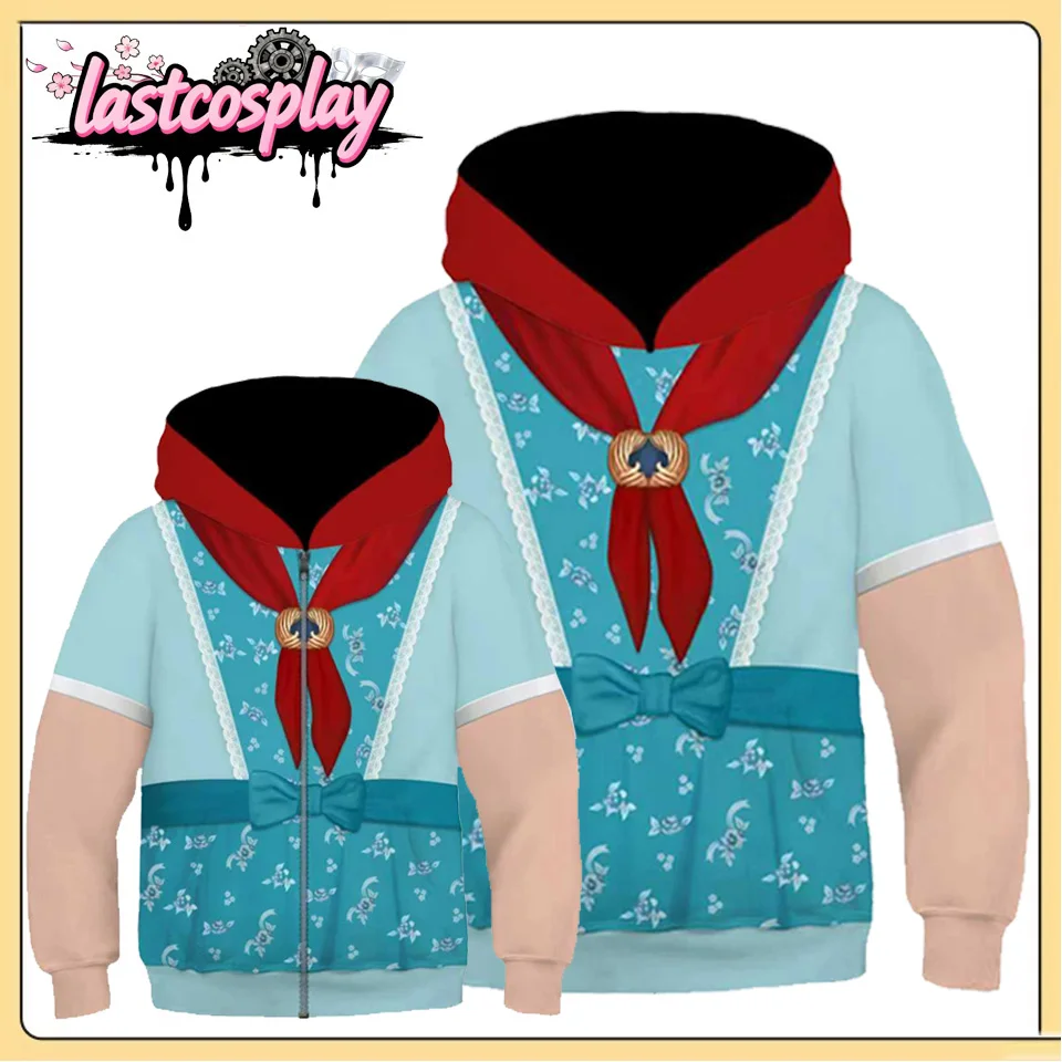 Детский костюм для косплея Холли Уиллера, пальто с капюшоном с принтом TV ST Fantasia, повседневная толстовка, одежда для Хэллоуина, карнавала, вечеринок
Детский костюм для косплея Холли Уиллера, пальто с капюшоном с принтом TV ST Fantasia, повседневная толстовка, одежда для Хэллоуина, карнавала, вечеринок