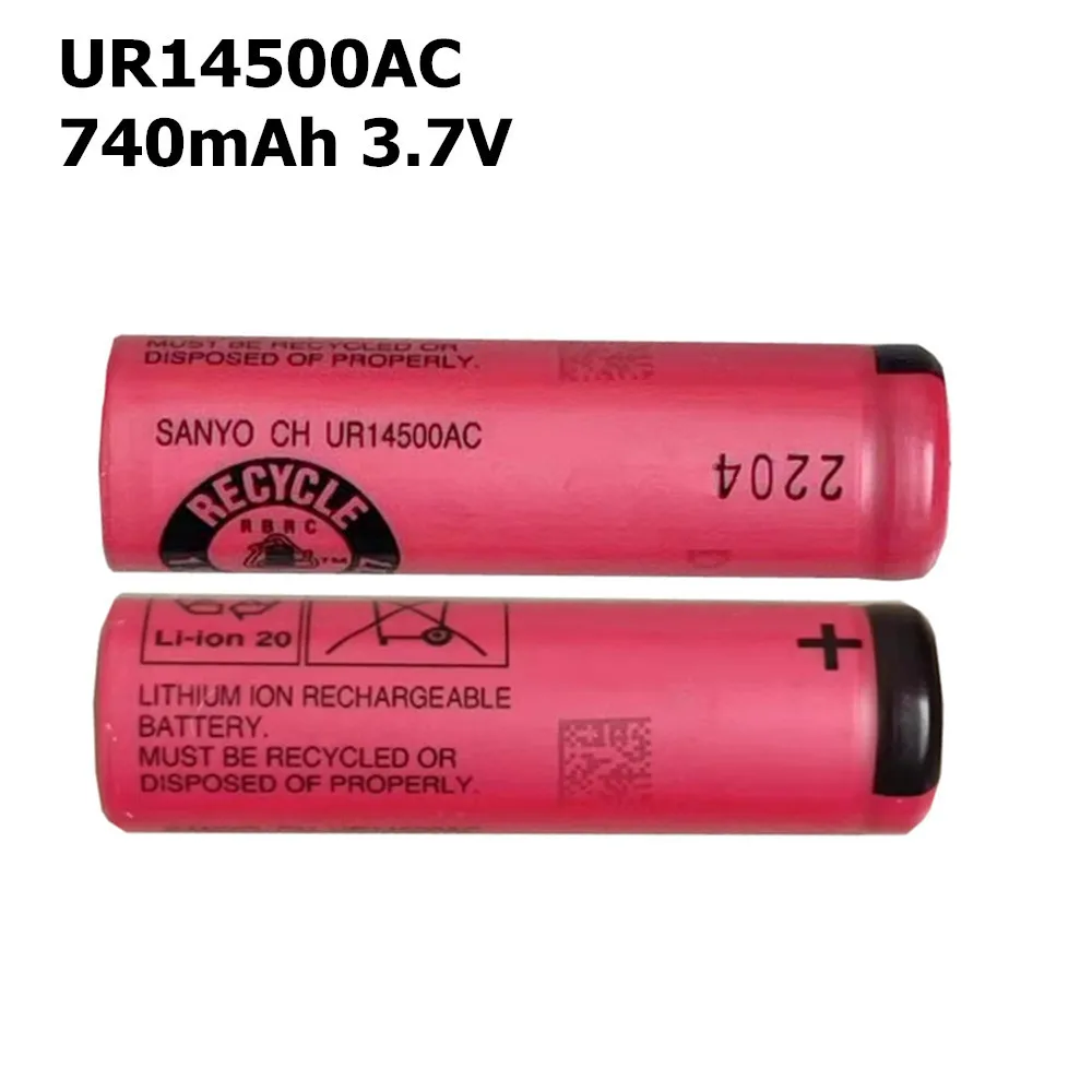 2PCS/Lot Sanyo UR14500AC 3.7V 740mAh Flat Head Battery For Braun Oral-B Pro 2 Type 3766 S5 S6 S7 S51 53B 73S 4200 5762 Shaver
2PCS/Lot Sanyo UR14500AC 3.7V 740mAh Flat Head Battery For Braun Oral-B Pro 2 Type 3766 S5 S6 S7 S51 53B 73S 4200 5762 Shaver