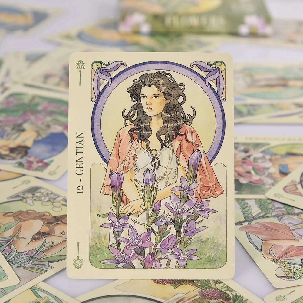 Oracle Flowers Leisure Cards Party Board Game Fortune-Telling Prophecy Tarot Deck
Oracle Flowers Leisure Cards Party Board Game Fortune-Telling Prophecy Tarot Deck
