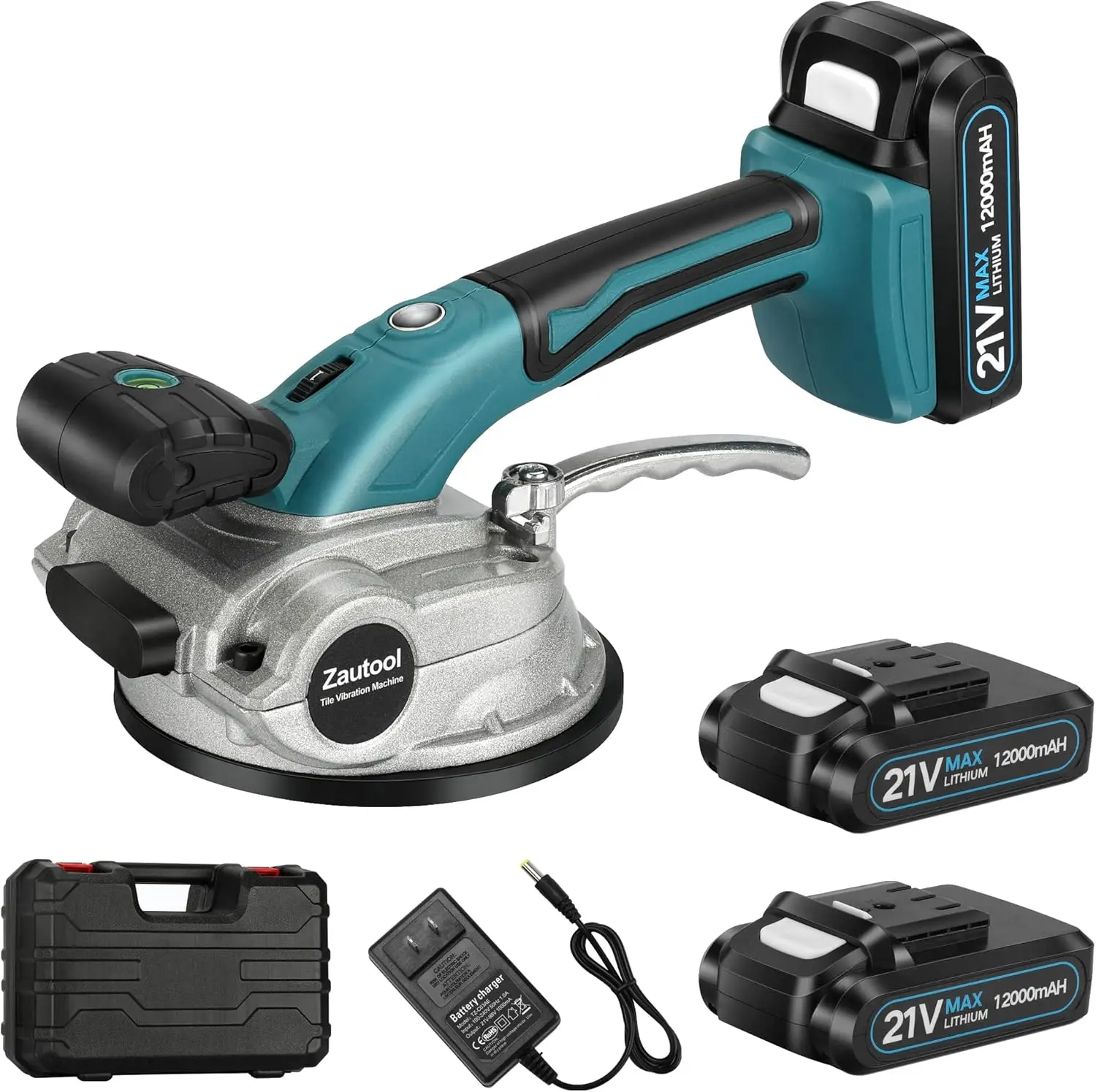 6-Speed Adjustable Suction Cup Tile Vibration Machine with 2 Batteries - 21V 12000mAh, Automatic Leveling
6-Speed Adjustable Suction Cup Tile Vibration Machine with 2 Batteries - 21V 12000mAh, Automatic Leveling