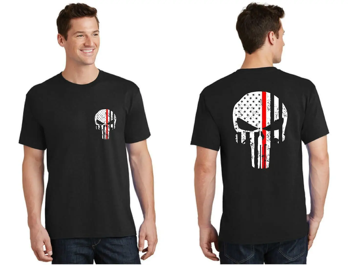 Cool Fashion American Flag Thin Red Line Skull Firefighter T-Shirt. Summer Cotton Short Sleeve O-Neck Mens T Shirt New S-3XL
Cool Fashion American Flag Thin Red Line Skull Firefighter T-Shirt. Summer Cotton Short Sleeve O-Neck Mens T Shirt New S-3XL