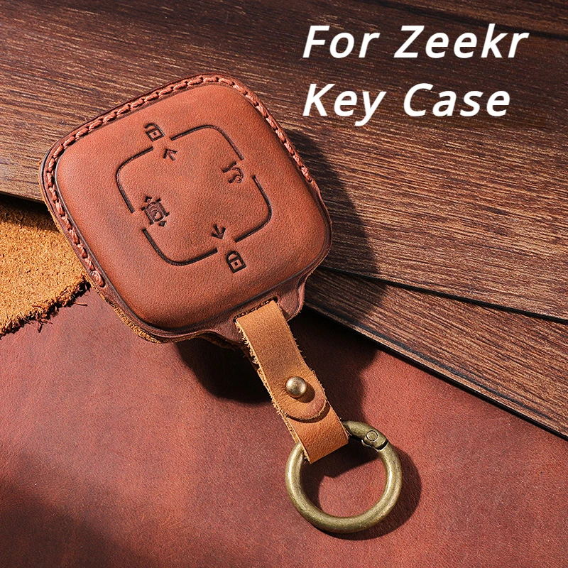 Car Remote Key Case Cover for Zeekr 001 for ZEEKR X 2023 2024 Top Layer Leather Protector Car Key Shell Fob
Car Remote Key Case Cover for Zeekr 001 for ZEEKR X 2023 2024 Top Layer Leather Protector Car Key Shell Fob