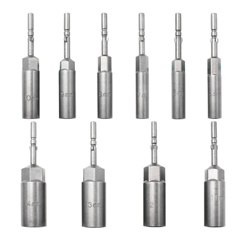 A96I-10 штук электрической отвертки с шестигранной головкой, шестигранная шпилька, быстрый гаечный ключ, отвертка, торцевое соединение, втулка отвертки
A96I-10 штук электрической отвертки с шестигранной головкой, шестигранная шпилька, быстрый гаечный ключ, отвертка, торцевое соединение, втулка отвертки