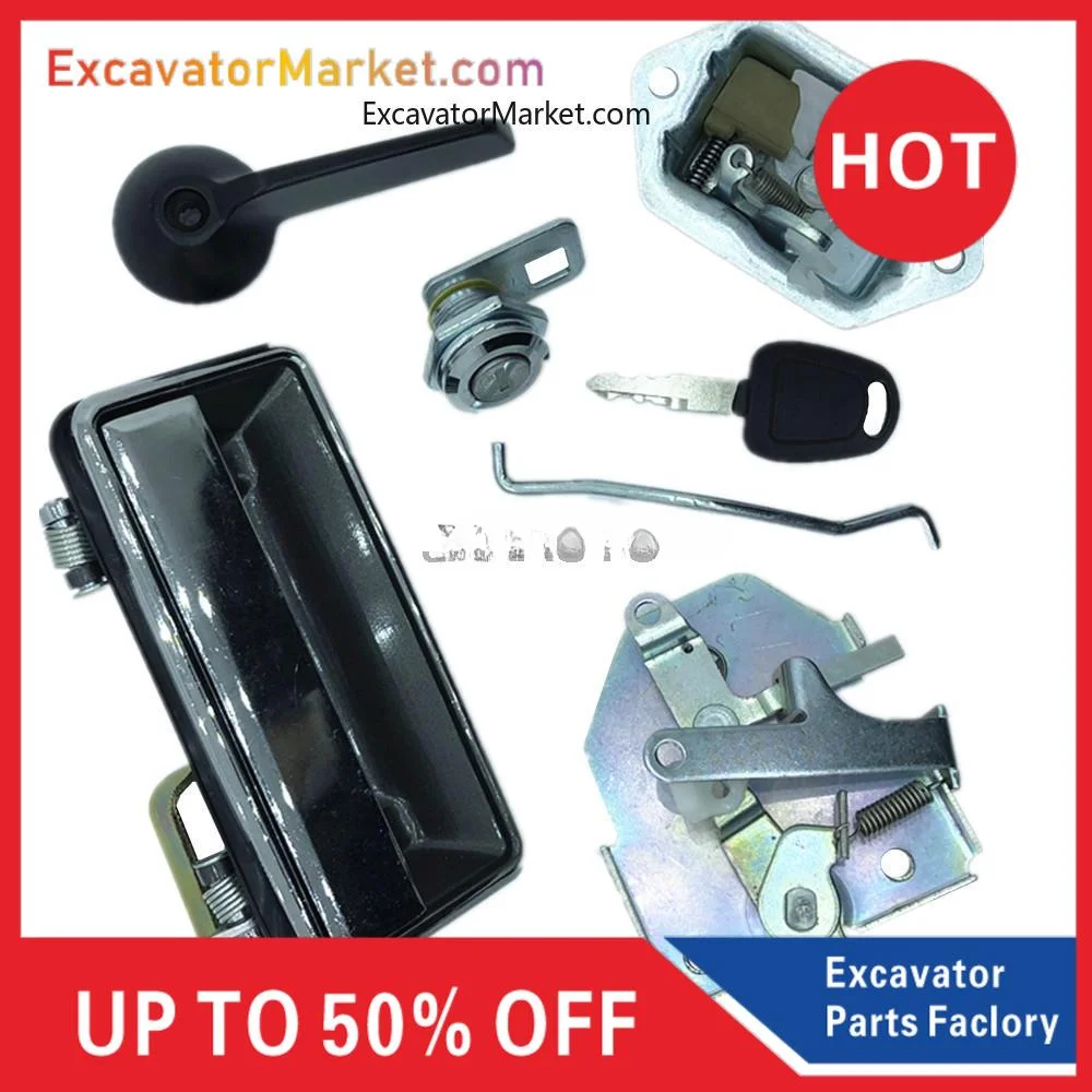 For Excavator Excavator For TAKEUCHI 175/150/160 Cab Door Lock Assembly Inner Handle Outer Handle Lock Cylinder Lock Block
For Excavator Excavator For TAKEUCHI 175/150/160 Cab Door Lock Assembly Inner Handle Outer Handle Lock Cylinder Lock Block