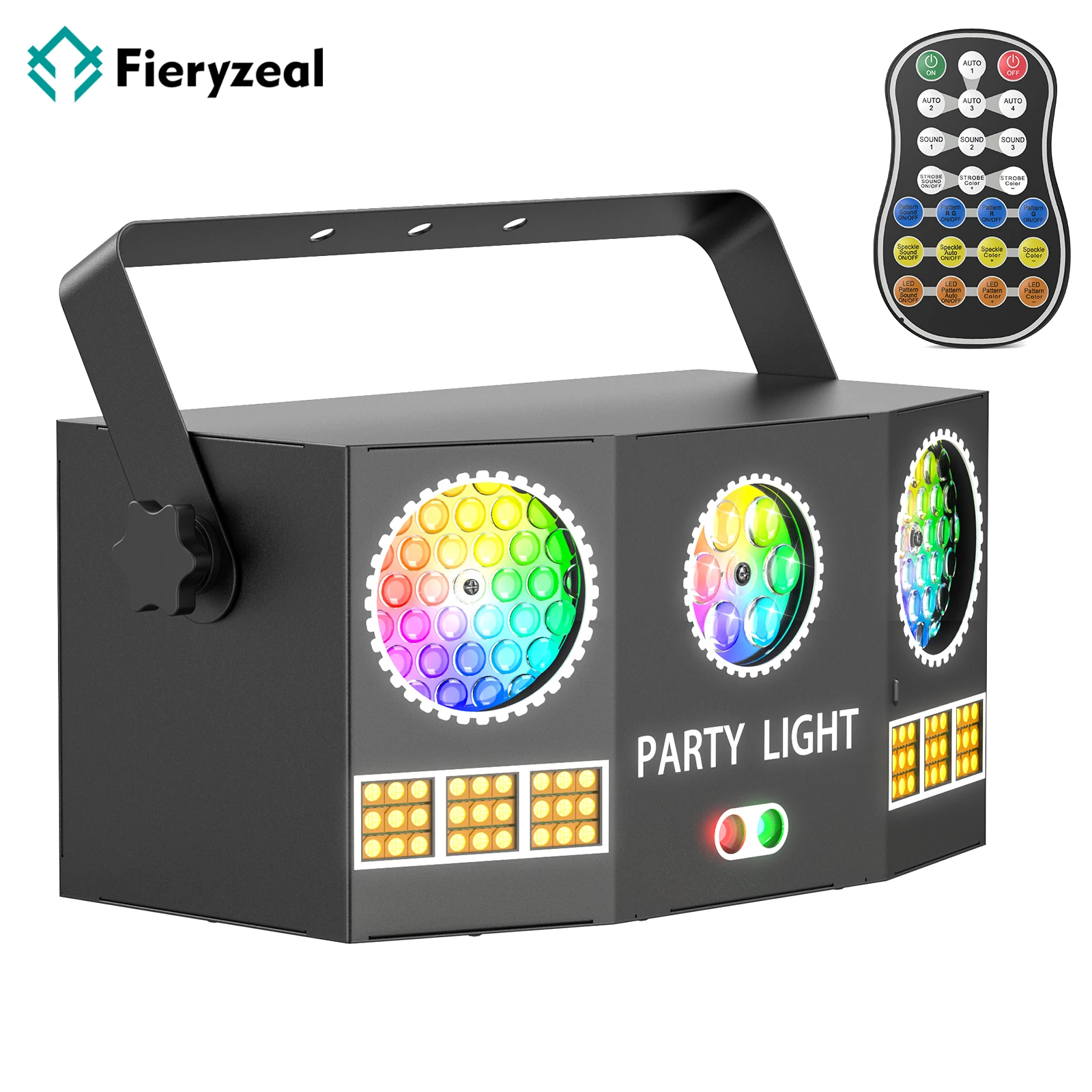Fieryzeal 36 Вт RGBY Magic Ball DJ Effect Light с дистанционным управлением, проектор, луч, стробоскоп, DJ Light для шоу, КТВ, клубной вечеринки
Fieryzeal 36 Вт RGBY Magic Ball DJ Effect Light с дистанционным управлением, проектор, луч, стробоскоп, DJ Light для шоу, КТВ, клубной вечеринки