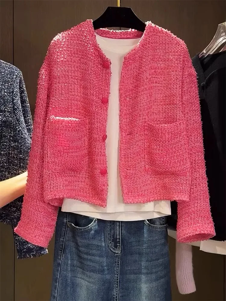 Розовый кардиган-свитер женский с длинным рукавом, нежный, стильный, омолаживающий, осенняя новинка, для повседневной носки, однотонный
Розовый кардиган-свитер женский с длинным рукавом, нежный, стильный, омолаживающий, осенняя новинка, для повседневной носки, однотонный