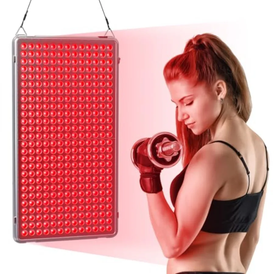 Red Light Therapy 338 LEDs Deep Red 660nm Red Light Therapy Device for Body Face for Pain Relief Skin Health Anti-Aging
Red Light Therapy 338 LEDs Deep Red 660nm Red Light Therapy Device for Body Face for Pain Relief Skin Health Anti-Aging