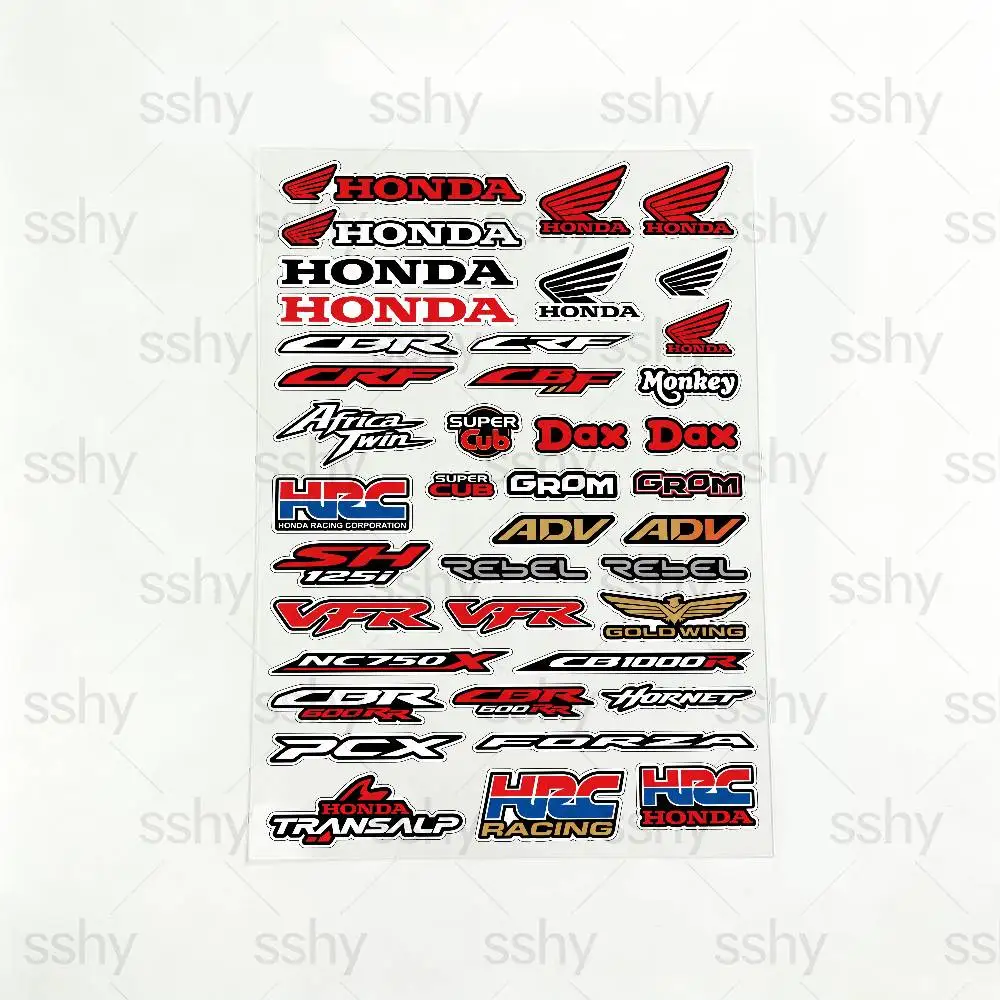 For Honda Waterproof Reflective Motorbike Stickers Easy Peel Removable Decals for Motorcycle Car
For Honda Waterproof Reflective Motorbike Stickers Easy Peel Removable Decals for Motorcycle Car