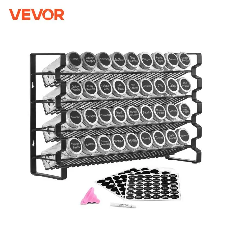 VEVOR Spice Rack Organizer for Cabinet with 36/72 Empty Spice Jars Lids Spice Labels and Funnel Complete Se, Seasoning Organizer
VEVOR Spice Rack Organizer for Cabinet with 36/72 Empty Spice Jars Lids Spice Labels and Funnel Complete Se, Seasoning Organizer
