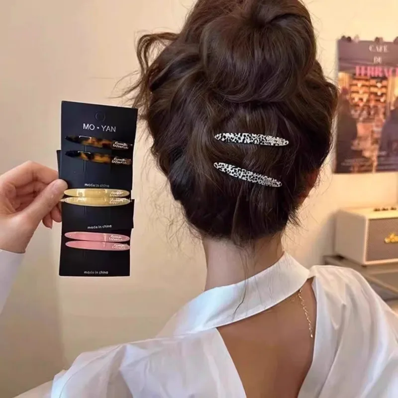 2PC Good Quality Vintage Acetate Hairpin Solid Color Hair Side Clips for Girls Women Korean Hair Accessory
2PC Good Quality Vintage Acetate Hairpin Solid Color Hair Side Clips for Girls Women Korean Hair Accessory