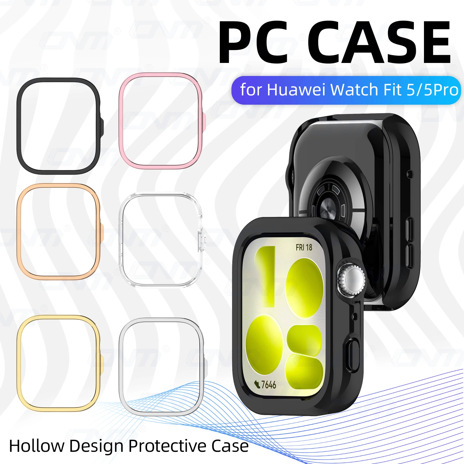 PC Hard Case for Huawei Watch Fit 5 / 5 Pro Shockproof Bumper Shell Protective Cover for Huawei Fit5 Hollow Out Case Accessories
PC Hard Case for Huawei Watch Fit 5 / 5 Pro Shockproof Bumper Shell Protective Cover for Huawei Fit5 Hollow Out Case Accessories