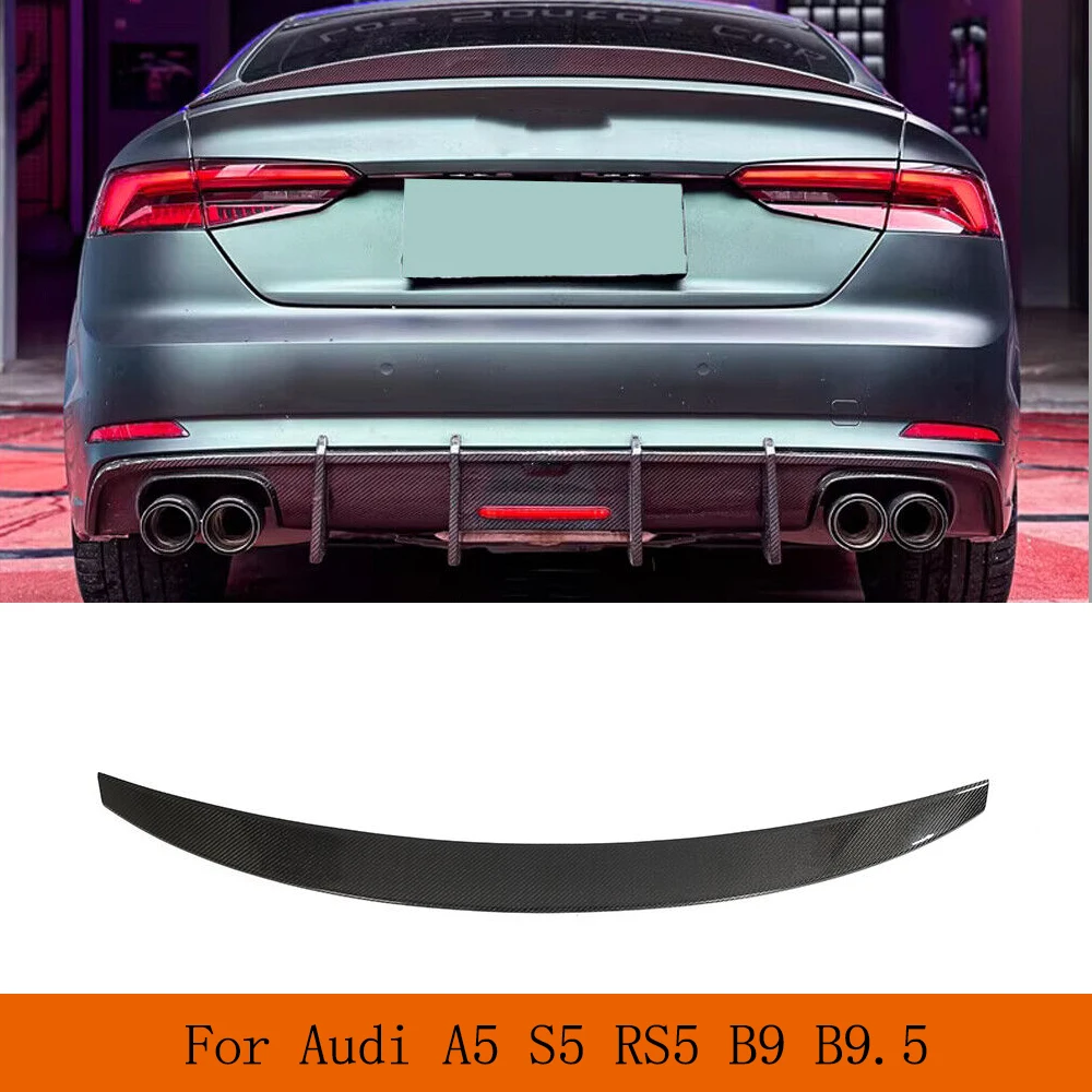 Для Audi A5 S Line S5 RS5 Sportback B9 9.5 2017-2023 Автомобильный задний гоночный спойлер Багажник багажник Lip Wing Углеродное волокно Заднее крыло багажника
Для Audi A5 S Line S5 RS5 Sportback B9 9.5 2017-2023 Автомобильный задний гоночный спойлер Багажник багажник Lip Wing Углеродное волокно Заднее крыло багажника