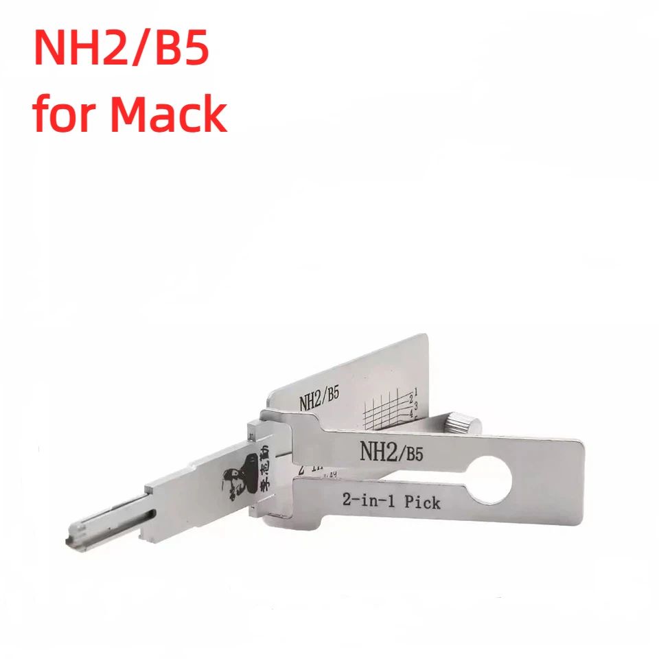 NH2/B5 Lishi 2-in-1 locksmith tool for Mack
NH2/B5 Lishi 2-in-1 locksmith tool for Mack