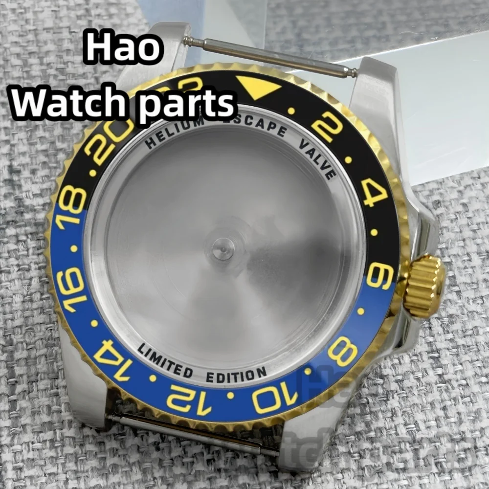 Electroplated Full Gold/Inter-Gold Men's 40mm SEA Case SUB/GMT Bezel Sapphire Glass Suitable For NH34 NH35 NH36 Movement 10ATM
Electroplated Full Gold/Inter-Gold Men's 40mm SEA Case SUB/GMT Bezel Sapphire Glass Suitable For NH34 NH35 NH36 Movement 10ATM