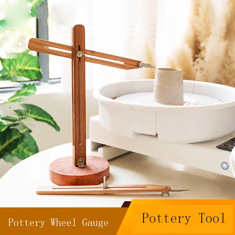 1PCS Professional Adjustable Pottery Centering Tool, Height & Pulling Gauge for Clay Wheel Throwing
1PCS Professional Adjustable Pottery Centering Tool, Height & Pulling Gauge for Clay Wheel Throwing