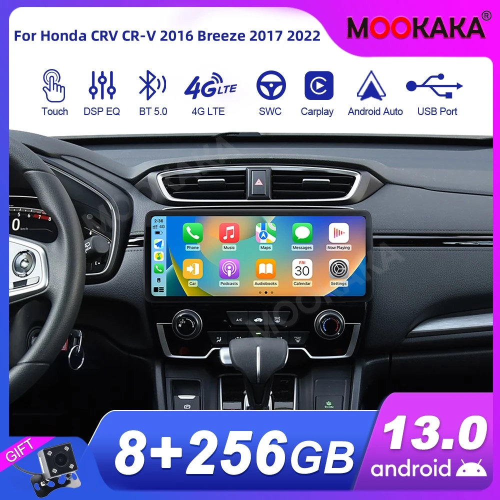 Автомобильный стерео радио Android, мультимедийный плеер с GPS для Honda CRV CR-V 2016 Breeze 2017 2022 HD, ультратонкий сенсорный экран Carplay 12,3 дюйма
Автомобильный стерео радио Android, мультимедийный плеер с GPS для Honda CRV CR-V 2016 Breeze 2017 2022 HD, ультратонкий сенсорный экран Carplay 12,3 дюйма